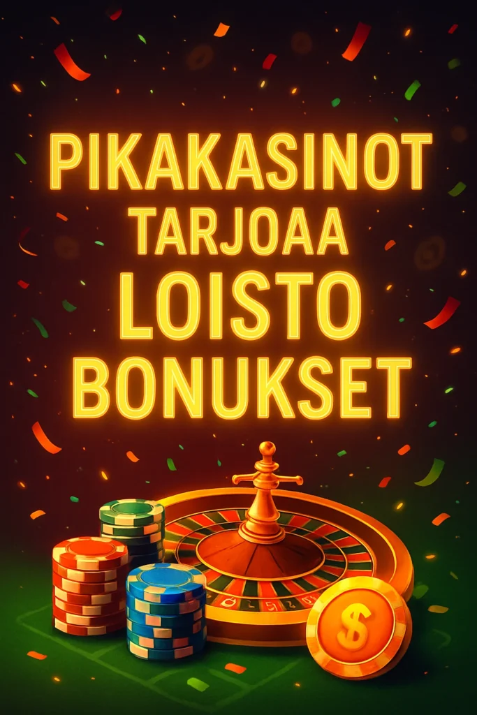 Pikakasinoilta loisto bonukset 2026