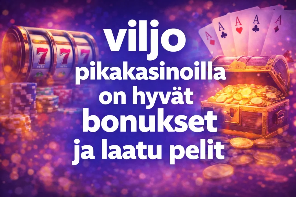 viljo hyvat bonukset laatu pelit